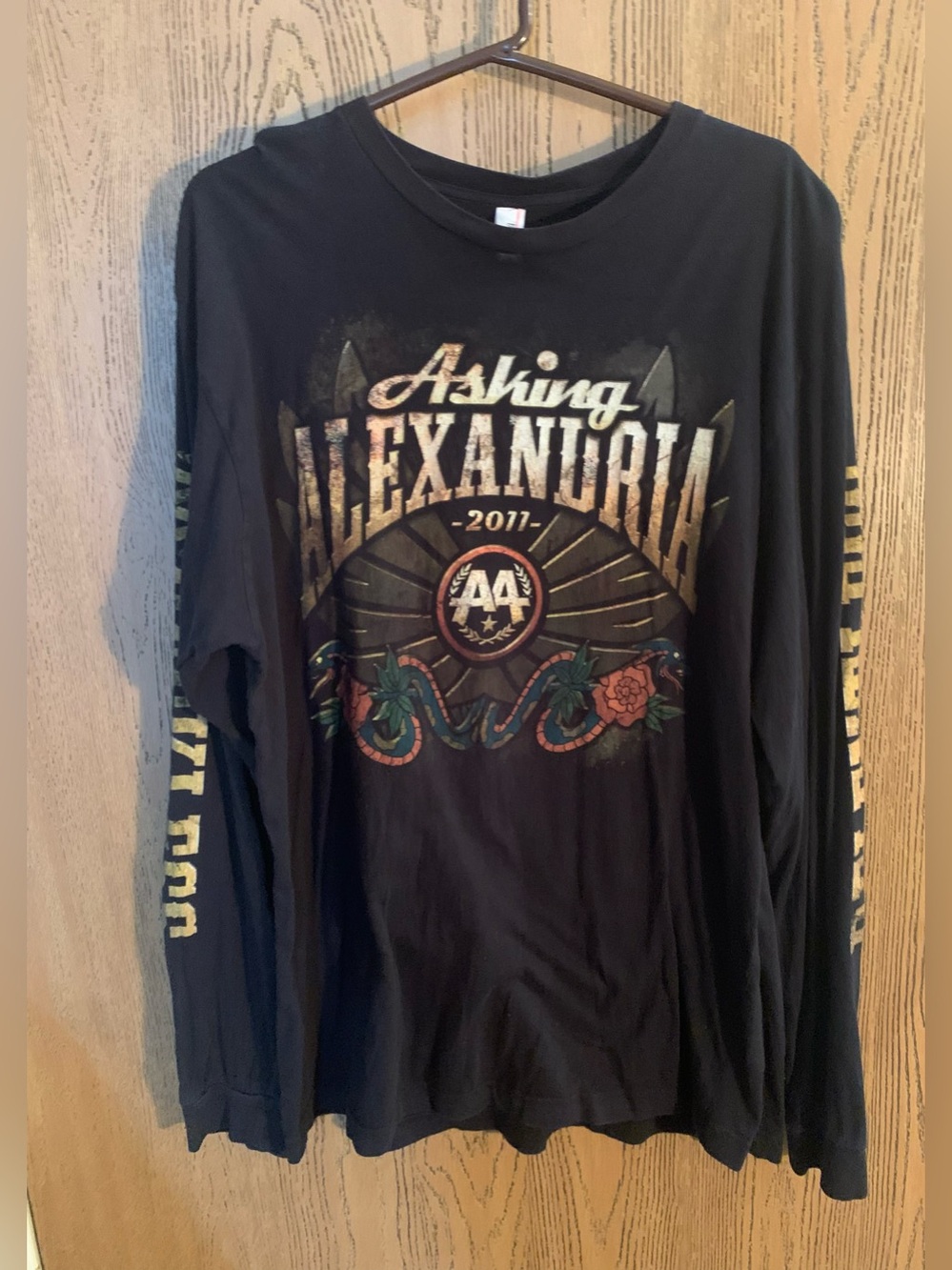 Vintage 2011 Long Sleeve Concert Merch Asking Alexandria